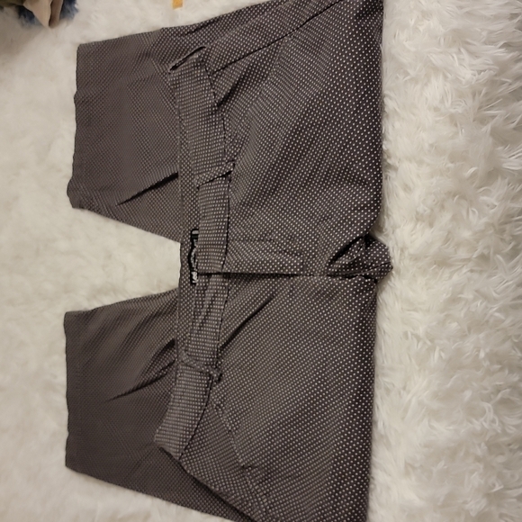 lee gray polka dots capri size 12 medium - Picture 2 of 14